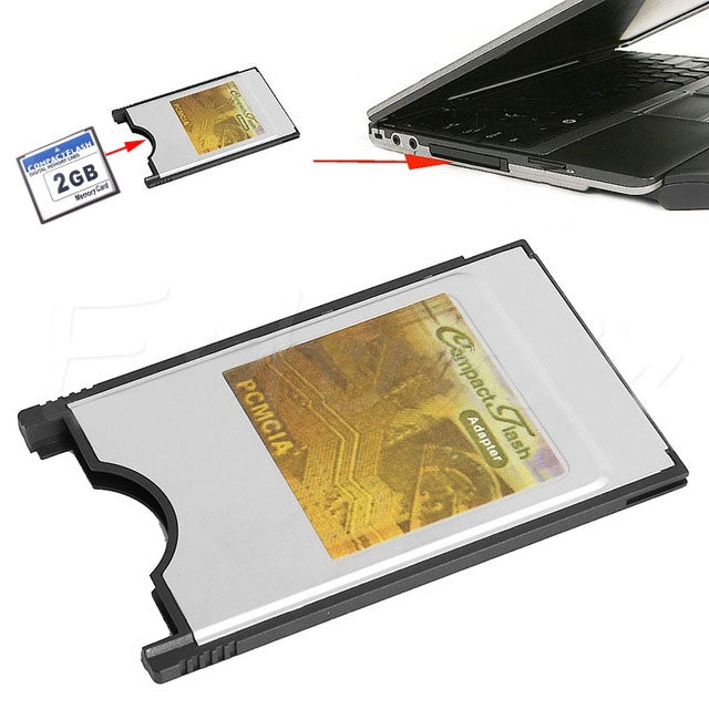 Lettore di schede adattatore PCMCIA da Compact Flash CF a PC Card, CF to PC