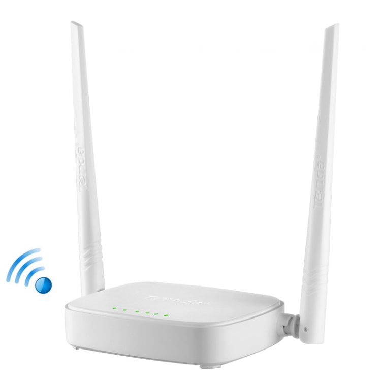 Tenda N301 Wireless N300 Router di facile configurazione Velocità fino a 300 Mbps, firma consegna casuale, N301