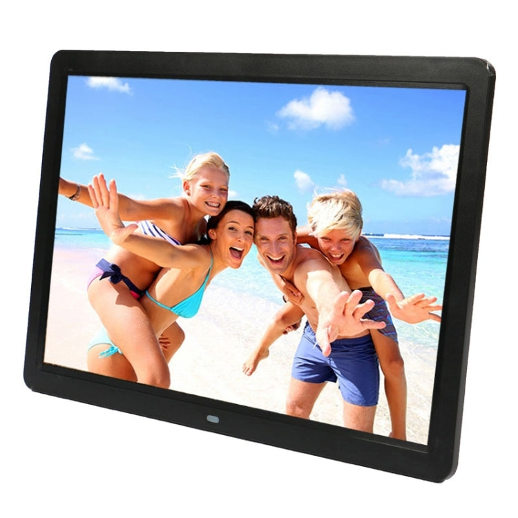 Cornice per foto digitali con sospensione widescreen LED da 15 pollici 1280 x 800 16:9 con supporto e telecomando, supporto SD / MicroSD / MMC / MS / XD / disco flash USB, 15 inch, 15 Inch