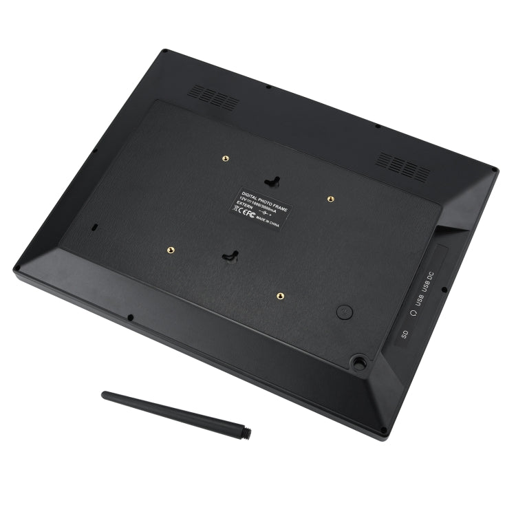 Cornice digitale 15 pollici LED HD con telecomando e sveglia