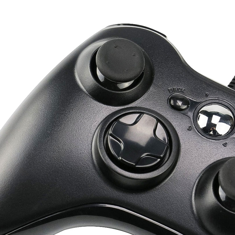 Gamepad controller cablato USB 2.0 per XBOX360, Plug and Play, lunghezza cavo: 2,5 m, For XBOX360, For XBOX360 (Black)