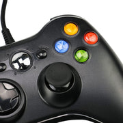 Gamepad controller cablato USB 2.0 per XBOX360, Plug and Play, lunghezza cavo: 2,5 m, For XBOX360, For XBOX360 (Black)