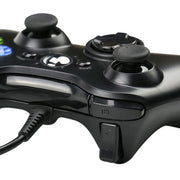 Gamepad controller cablato USB 2.0 per XBOX360, Plug and Play, lunghezza cavo: 2,5 m, For XBOX360, For XBOX360 (Black)