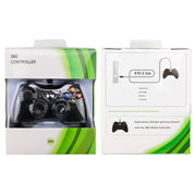 Gamepad controller cablato USB 2.0 per XBOX360, Plug and Play, lunghezza cavo: 2,5 m, For XBOX360, For XBOX360 (Black)