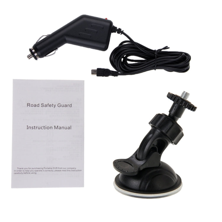 Videoregistratore ad alta definizione con schermo da 2,5 pollici, 6 luci LED, formato video AVI, supporto scheda SD, funzione di registrazione in loop (schema Generalplus), 2.5 inch
