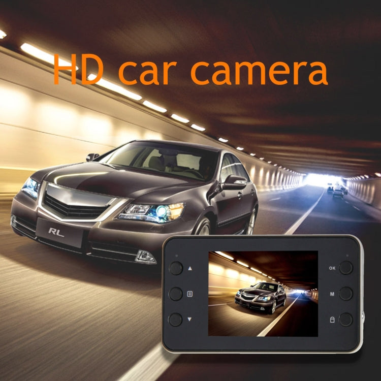Registratore DVR per auto con display LCD G200 720P VGA da 2,4 pollici, visione grandangolare di 100 gradi, supporto registrazione in loop/rilevamento del movimento, G200