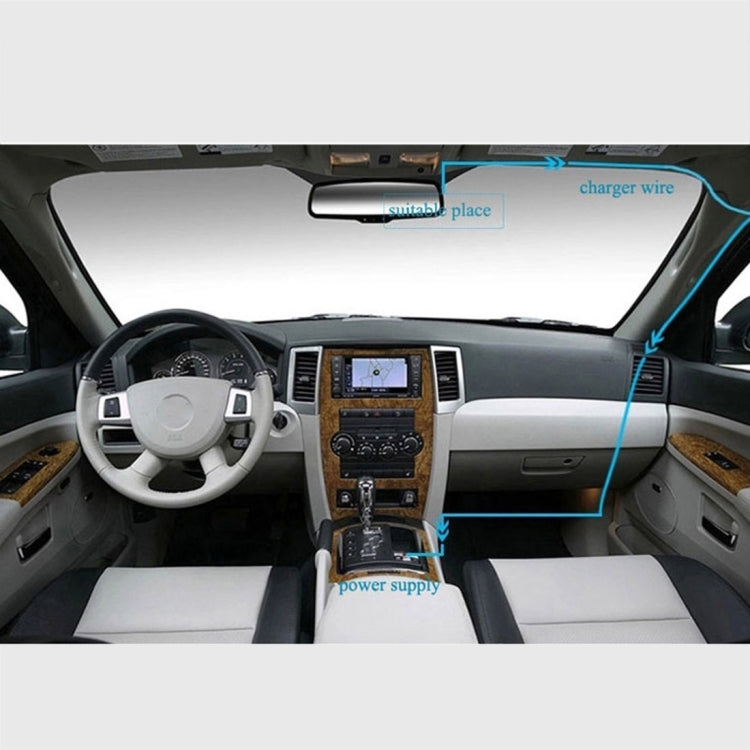 Registratore DVR per auto con display LCD G200 720P VGA da 2,4 pollici, visione grandangolare di 100 gradi, supporto registrazione in loop/rilevamento del movimento, G200