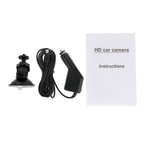 Registratore DVR per auto con display LCD G200 720P VGA da 2,4 pollici, visione grandangolare di 100 gradi, supporto registrazione in loop/rilevamento del movimento, G200