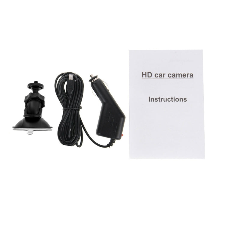 Registratore DVR per auto con display LCD G200 720P VGA da 2,4 pollici, visione grandangolare di 100 gradi, supporto registrazione in loop/rilevamento del movimento, G200