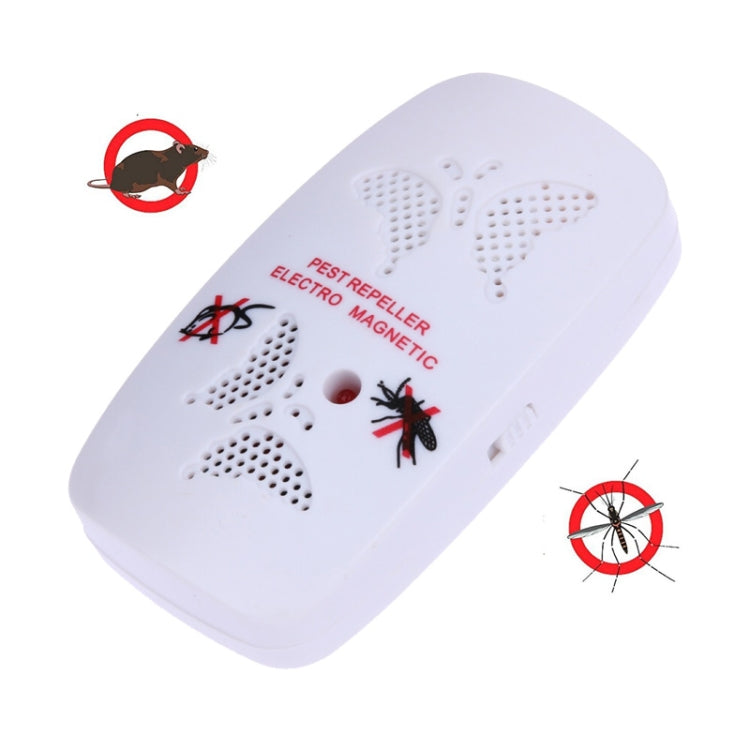 Insetticida elettronico ad ultrasuoni con due fasi di regolazione, bianco (spina USA), US Plug White, US Plug  Pink
