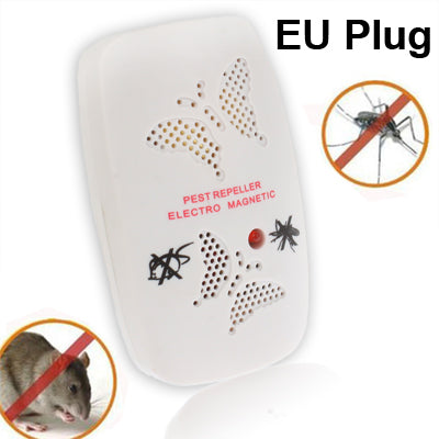 Insetticida elettronico ad ultrasuoni con due fasi di regolazione, bianco (spina UE), EU Plug White, EU Plug  pink