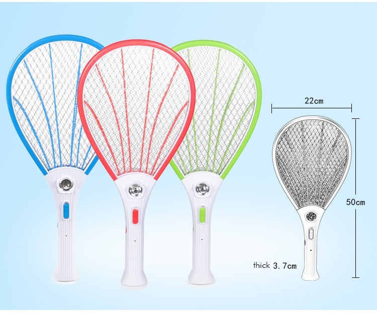 Scacciazanzare elettronico ricaricabile di alta qualità con luce flash, lunghezza: 50 cm (consegna colore casuale), Electronic Mosquito Swatter