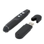 PP-1000 Presentazione multimediale Puntatore laser RF remoto da 2,4 GHz con ricevitore USB