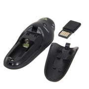 Presentatore multimediale con puntatore laser e ricevitore USB per proiettore/PC/laptop, distanza di controllo: 15 m, 016