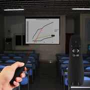 Presentatore multimediale con puntatore laser e ricevitore USB per proiettore/PC/laptop, distanza di controllo: 15 m (R400)