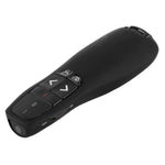 Presentatore multimediale con puntatore laser e ricevitore USB per proiettore/PC/laptop, distanza di controllo: 15 m (R400)