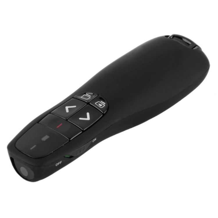 Presentatore multimediale con puntatore laser e ricevitore USB per proiettore/PC/laptop, distanza di controllo: 15 m (R400)