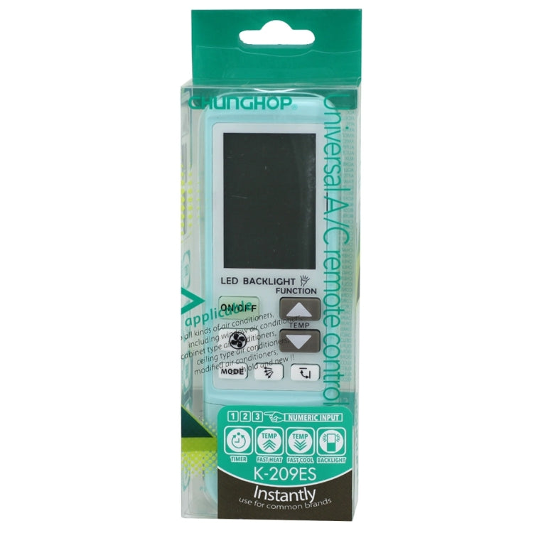 K-209ES Telecomando universale per condizionatore d'aria, supporta la funzione termometro