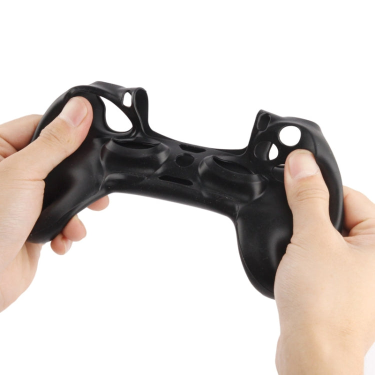 Custodia protettiva flessibile in silicone per controller di gioco Sony PS4, consegna colore casuale, For Sony PS4