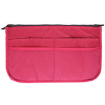 Borsa cosmetica portatile multifunzione con doppia cerniera addensata, custodia nella borsa