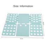 Stoccaggio per lavanderia in plastica durevole Piega scaffali per abbigliamento unici Strumenti per organizzare la scheda impilati, consegna colore casuale, dimensioni espandibili: 66 * 57 cm, 2317