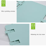 Stoccaggio per lavanderia in plastica durevole Piega scaffali per abbigliamento unici Strumenti per organizzare la scheda impilati, consegna colore casuale, dimensioni espandibili: 66 * 57 cm, 2317