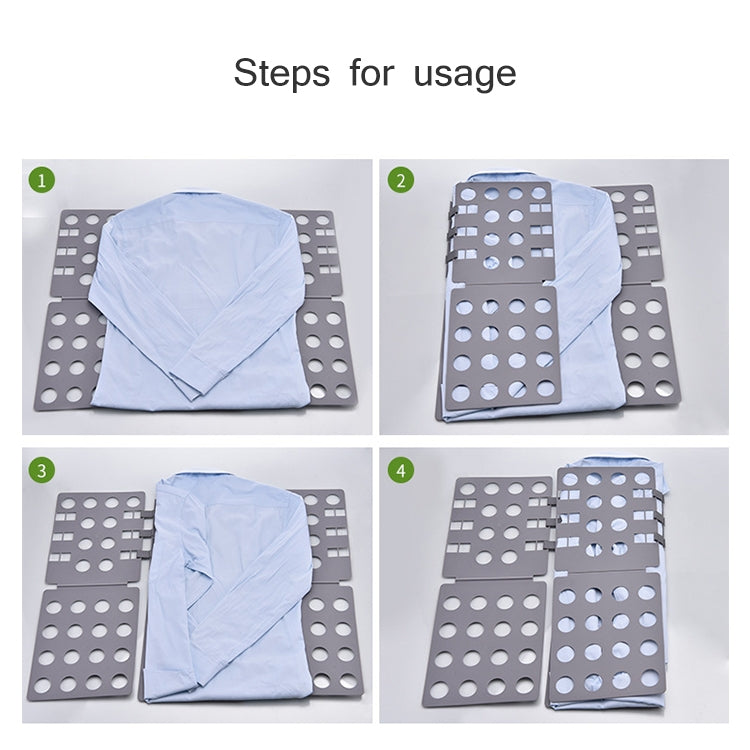 Stoccaggio per lavanderia in plastica durevole Piega scaffali per abbigliamento unici Strumenti per organizzare la scheda impilati, consegna colore casuale, dimensioni espandibili: 66 * 57 cm, 2317