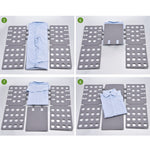 Stoccaggio per lavanderia in plastica durevole Piega scaffali per abbigliamento unici Strumenti per organizzare la scheda impilati, consegna colore casuale, dimensioni espandibili: 66 * 57 cm, 2317