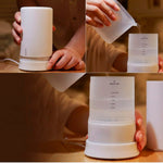 Mini diffusore di aromi USB/umidificatore di aromi con luci LED bianche calde, USB Aroma Diffuser