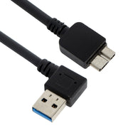 Cavo adattatore USB 3.0 maschio a micro USB 3.0 maschio, piegatura a destra, lunghezza: 12 cm, Right Angle (Length: 12cm)