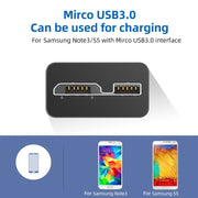 Cavo adattatore USB 3.0 maschio a micro USB 3.0 maschio, piegatura a destra, lunghezza: 12 cm, Right Angle (Length: 12cm)