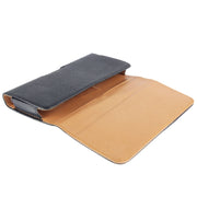 Custodia in pelle portafoglio per iPhone 6 e Galaxy S5