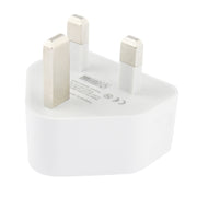 Adattatore di ricarica USB doppia porta 5V 2.1A con spina UK