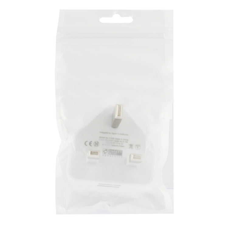 Adattatore di ricarica USB doppia porta 5V 2.1A con spina UK
