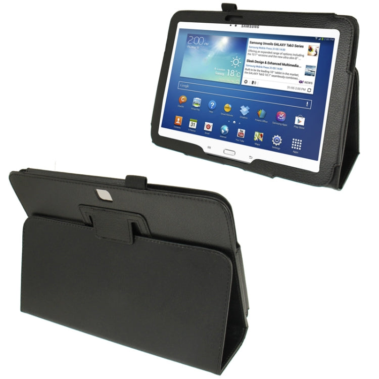Custodia in pelle con texture litchi per Galaxy Tab 3 10.1