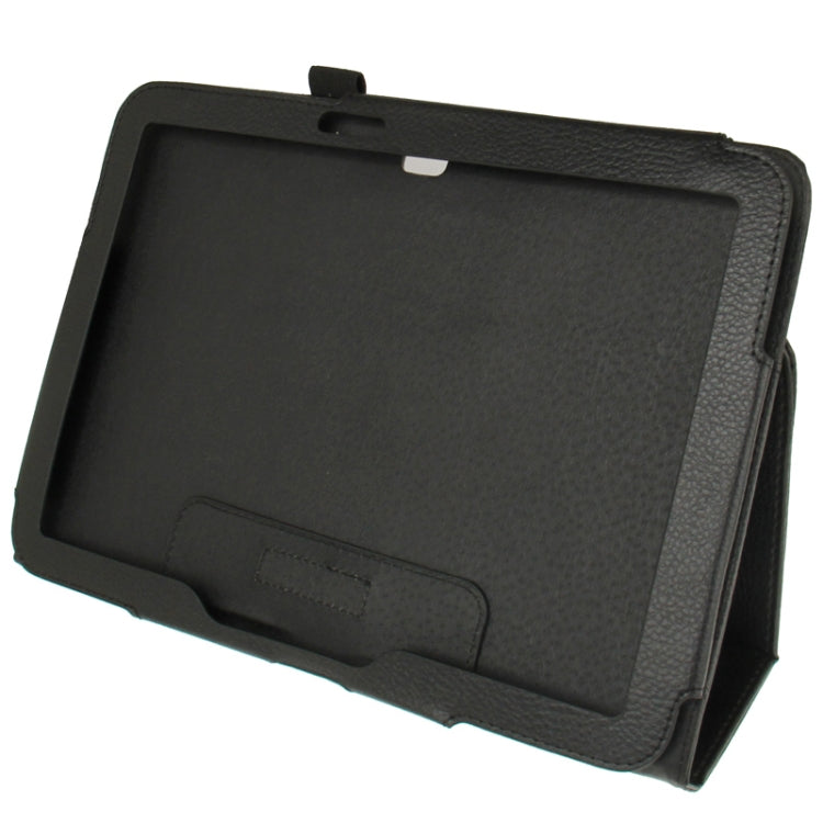 Custodia in pelle con texture litchi per Galaxy Tab 3 10.1