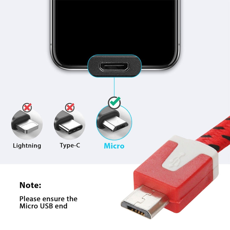 Cavo dati/ricarica da Micro USB a USB in tessuto da 2 m
