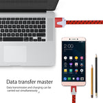 Cavo dati/ricarica da Micro USB a USB in tessuto da 2 m