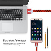 Cavo dati/ricarica da Micro USB a USB in tessuto da 2 m