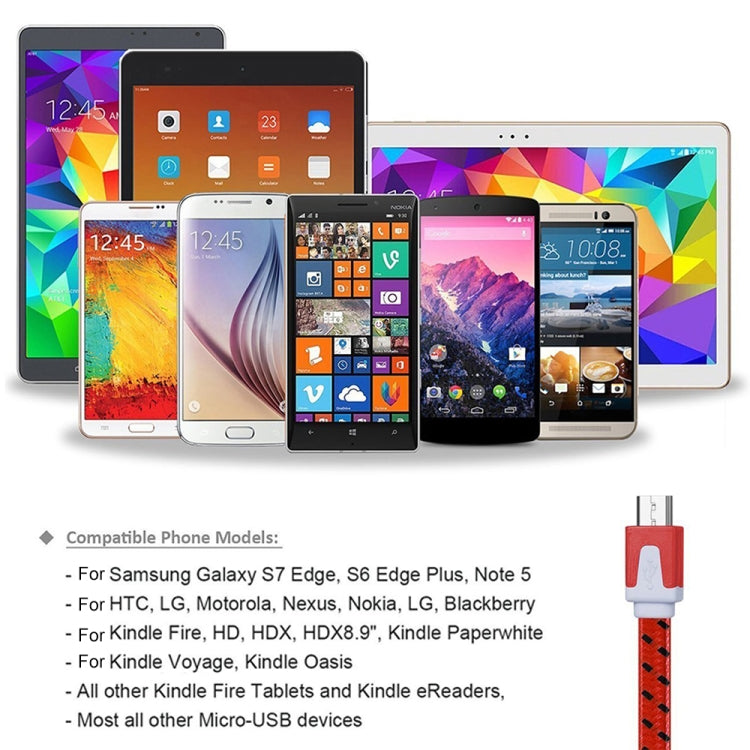 Cavo dati/ricarica da Micro USB a USB in tessuto da 2 m