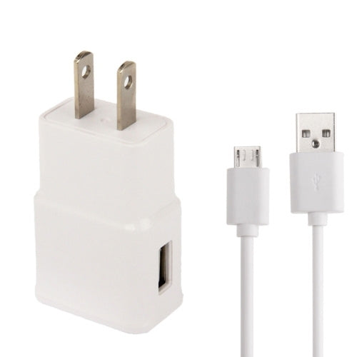 Cavo di sincronizzazione USB micro a 5 pin + caricatore da viaggio con presa americana