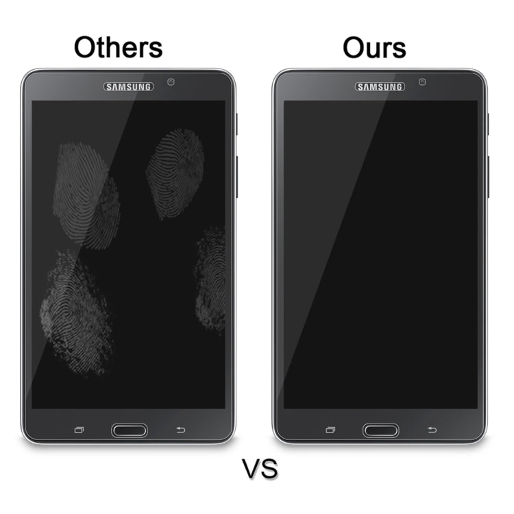 Pellicola in vetro temperato antideflagrante 0,4 mm 9H+ durezza superficiale 2.5D per Galaxy Tab 4 7.0 / T230 / T231 / T235, For T230