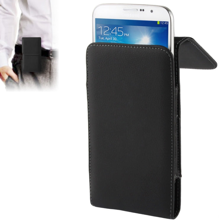 Custodia in pelle verticale con clip per Galaxy Mega 6.3