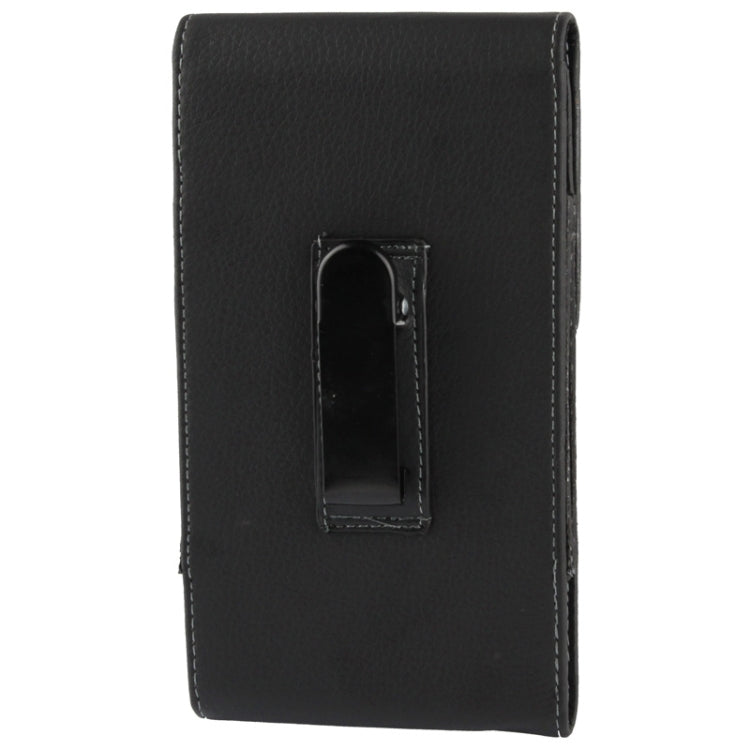 Custodia in pelle verticale con clip per Galaxy Mega 6.3