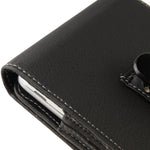 Custodia in pelle verticale con clip per Galaxy Mega 6.3