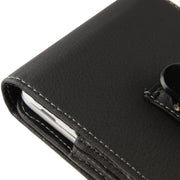 Custodia in pelle verticale con clip per Galaxy Mega 6.3