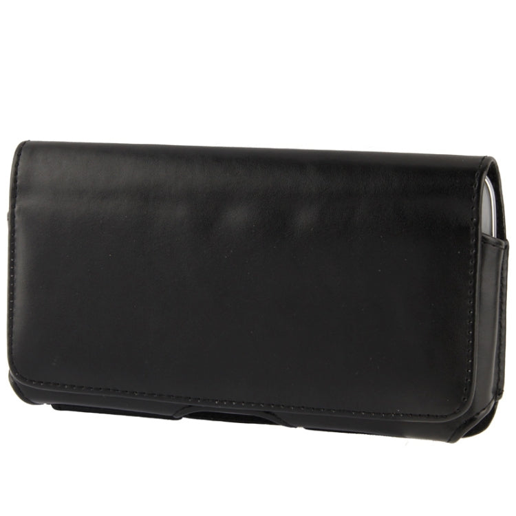 Custodia portafoglio in pelle con clip per Galaxy Mega 6.3