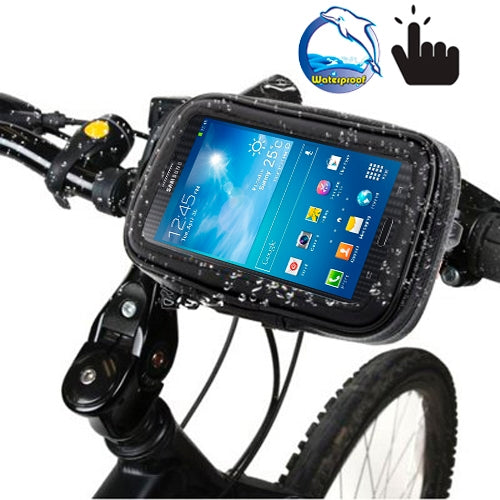 Custodia impermeabile per manubrio bici compatibile Galaxy Note I
