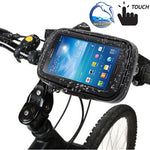 Supporto per manubrio da bicicletta Borsa touch con cerniera impermeabile / a prova di sabbia / a prova di neve / a prova di sporco, adatta per Galaxy Note III / N9000 e Mega 6.3 / i9200, For  Note III