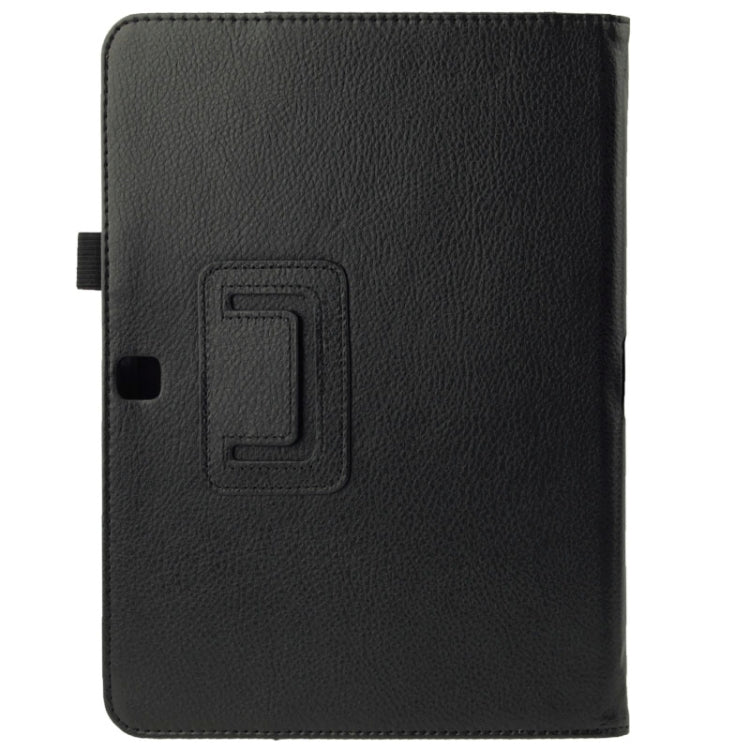Custodia in pelle Flip con texture Litchi con supporto per Galaxy Tab 4 10.1 / T530